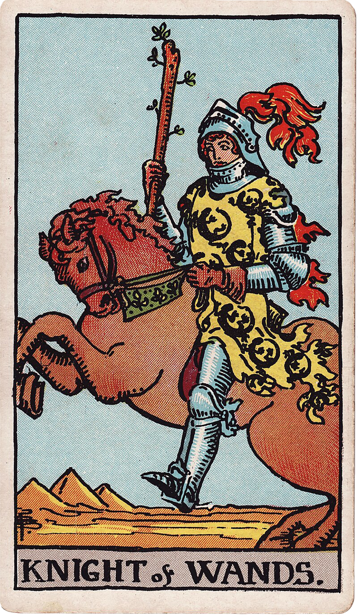 Knight of Wands Tarot card